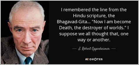 robert oppenheimer quotes the bhagavad gita